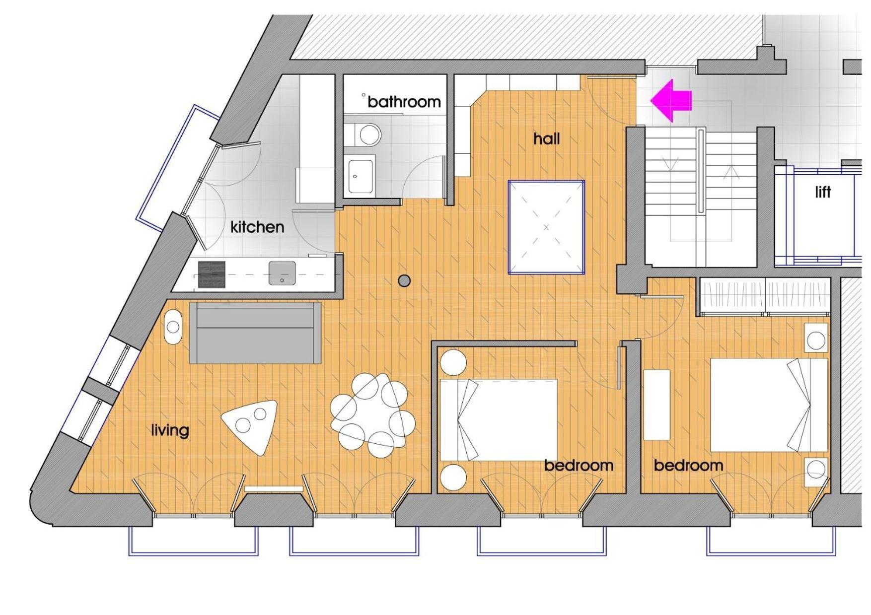Homeyseville-Luxury Apartment Arenal 6 Pax, Parking Optional מראה חיצוני תמונה